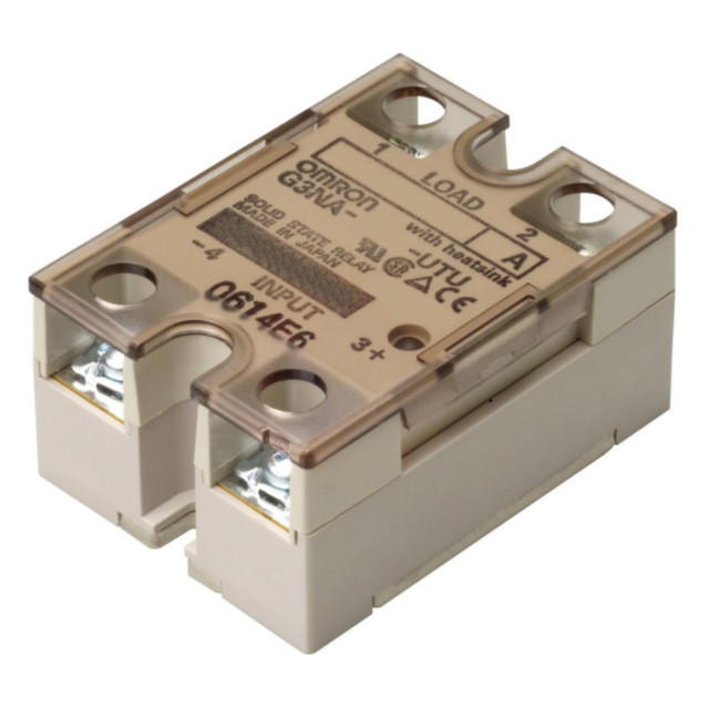 Omron G3NA220BUTUDC524 Solid state relay, surface mounting, zero crossing, 1-pole, 20 A, 24 to 240 VAC