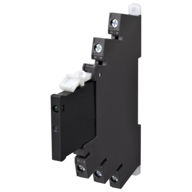 Omron G3RVSR700DACDC24 Slimline SSR 6mm, incl. socket, DC output MOSFET, 3A, Screw terminals, 24V AC/DC