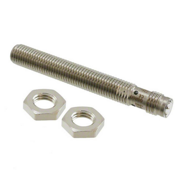 Omron E2AS08LS02M5B1 Proximity sensor, inductive, stainless steel, long body, M8, shielded, 2mm, DC, 3-wire, PNP-NO, M8 connector (3 pin)