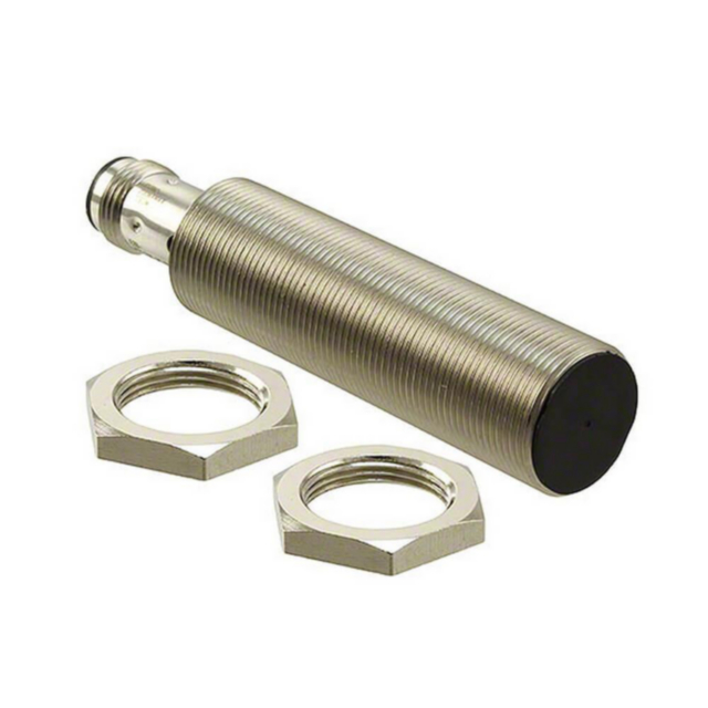 Omron E2BM18LS08M1B1 Proximity sensor, LITE, inductive, nickel-brass, long body, M18, shielded, 8 mm, DC, 3-wire, PNP-NO, M12 plug-in
