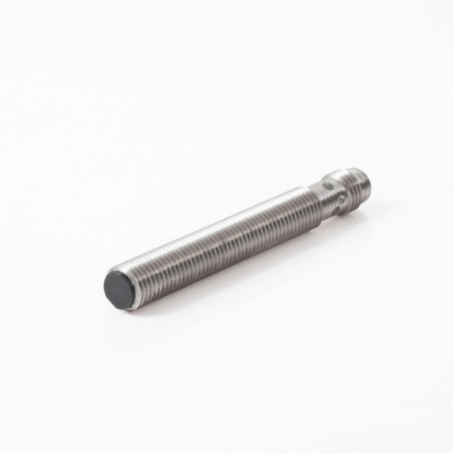 Omron E2BS08LS01MCB1 Proximity sensor, inductive, stainless steel, long body, M8, shielded, 1 mm, DC, 3-wire, PNP-NO, M8 plug-in