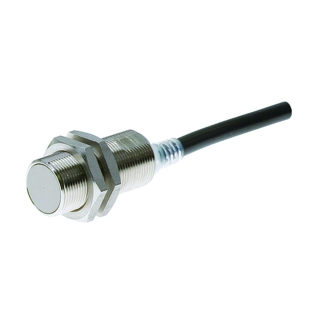 Omron E2EHX7B12M Proximity sensor M18, high temperature (120°C) stainless steel, 7mm sensing range, DC PNP, NO, prewired, 2m