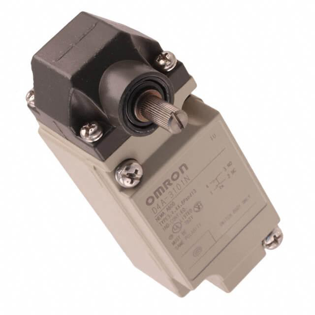 Omron D4A3101N Limit switch, double-pole, double-break, without indicator, standard roller lever