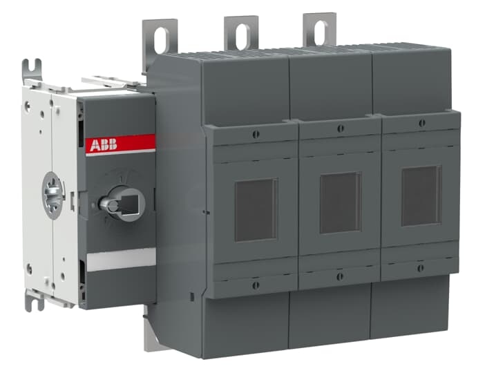 ABB OS400J03 Switch Fuses,Front Operated,3-pole,03 (Left Side),Class J,400 A,Handle and shaft not included,