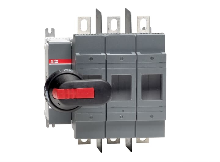 ABB OS200J03P Switch Fuses,Front Operated,3-pole,03 (Left Side),Class J,200 A,Handle and shaft included,