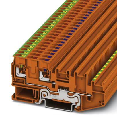 Phoenix Contact 3244481 Sensor/actuator terminal block - PTIO-IN 2,5/4-PE OG