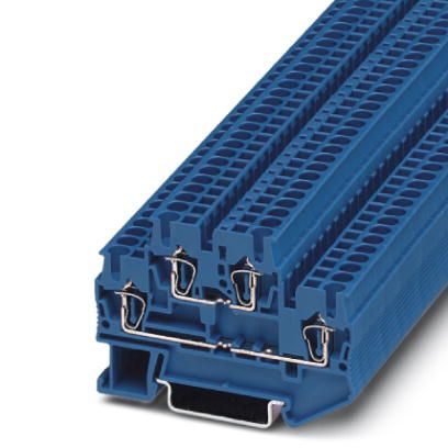 Phoenix Contact 3031283 Double-level spring-cage terminal block - STTB 2,5 BU
