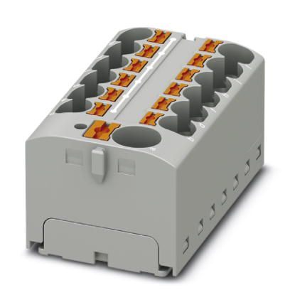 Phoenix Contact 3273878 Distribution block - PTFIX 10/12X4 GY