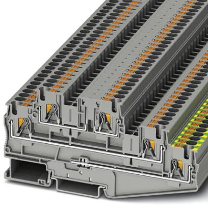 Phoenix Contact 3002613 Ground modular terminal block - PT 4-PE/L/L