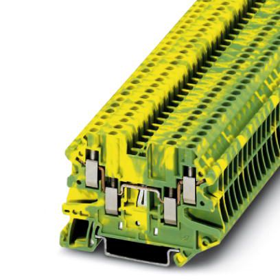 Phoenix Contact 3044568 Ground modular terminal block - UT 2,5-QUATTRO-PE