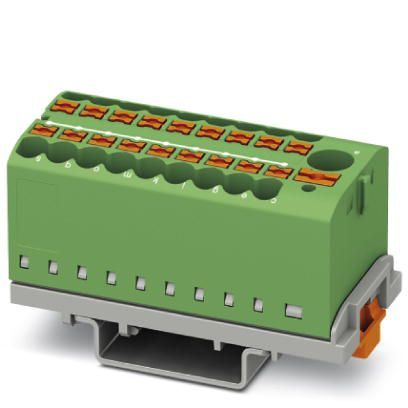 Phoenix Contact 3273118 Distribution block - PTFIX 6/18X2,5-NS35 GN
