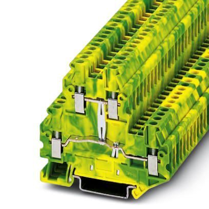 Phoenix Contact 3044665 Protective conductor double-level terminal block - UTTB 2,5-PE