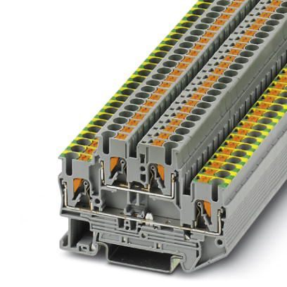 Phoenix Contact 3210978 Protective conductor double-level terminal block - PTTB 2,5-PE/L