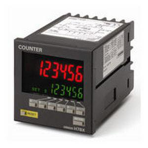 Omron H7BXAAC100240 Counter, DIN 72x72 mm, digital, multifunction, preset to 1-stage, SPST-NO, 3 A