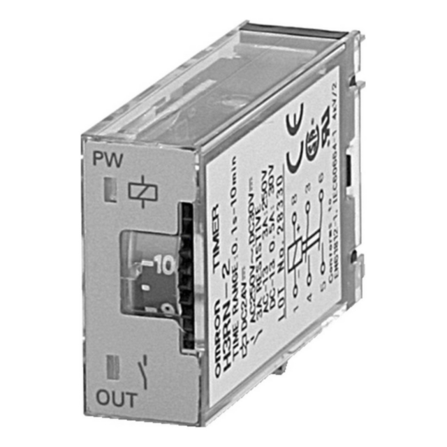 Omron H3RN2DC24 Timer, plug-in, 8-pin, multifunction, 0.1 s-10 m, DPST-NO, 3 A