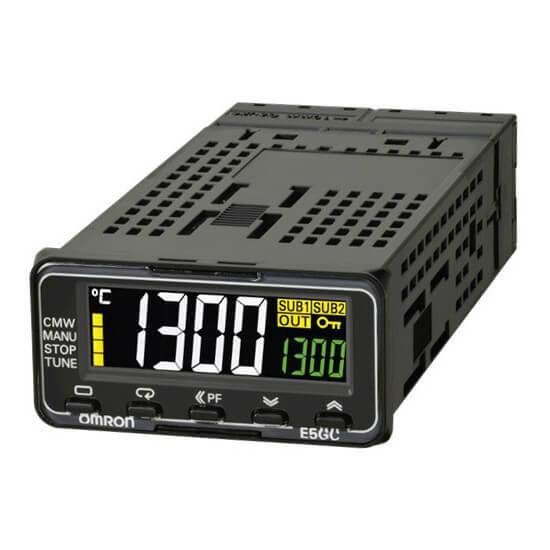 Omron E5GCQX0A6M000 Temp. controller PRO,1/32 DIN (24x48mm),screw terminals,No AUX Rel.,1 x 12 VDC pulse OUT,100-240 VAC