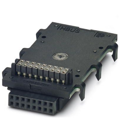 Phoenix Contact 2896458 DIN rail bus connectors - HBUS 53,6-16P-1S BK