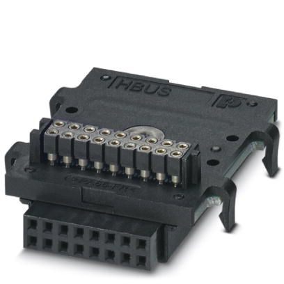 Phoenix Contact 2896283 DIN rail bus connectors - HBUS 35,6-16P-1S BK