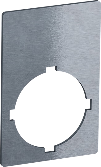 ABB MA161001 Rectangular legend plate 29,6x44,5 mm aluminum