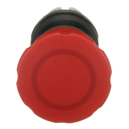 ABB MPEP410R The MPEP4-10R Emergency stop is: Pull release - Maintained/Momentary - Mushroom 40 mm - Red - Non-illuminated - No contact blockThis Emergency stop is part of ABB's modular plastic range, the most versatile range with a high level of flexibility and market-leading electrical ratings. Engineered for total reliability, longer lifetime, and highest mechanical durability. Self-cleaning contacts ensure reliable operation without the need for maintenance, increasing uptime. A high degree of protection guarantees reliability in extreme environments. The innovative design simplifies the entire process, from selection to easy and quick, tool-free installation. The perfect solution for every application.