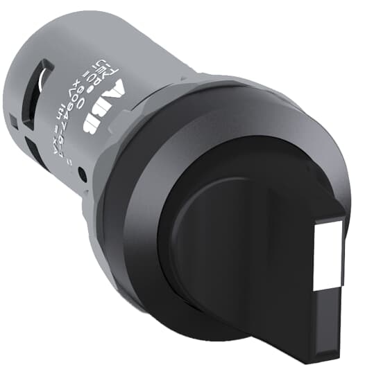 ABB C2SS210B11 The C2SS2-10B-11 Selector Switch is: Compact - Selector Switch - 2-position - Maintained - Short handle - Black - Non-illuminated - Black Plastic - 1NO+1NC - 1 NO - 1 NC - 24 ... 300, 300 VThis Selector Switch is part of ABB's compact range, the most efficient all-in-one solution available, reducing installation time and cost.The compact range has a high level of dust and water resistance.