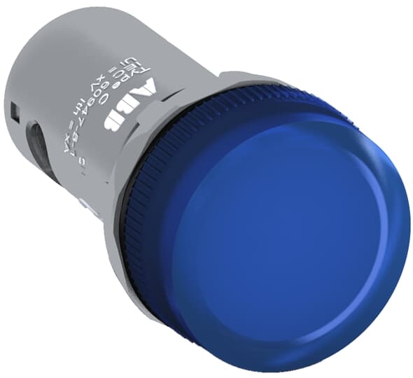 ABB CL2523L The CL2-523L Pilot Light is: Compact - Pilot Light - Pilot light head - Blue - Illuminated - 230V ACThis Pilot Light is part of ABB's compact range, the most efficient all-in-one solution available, reducing installation time and cost.The compact range has a high level of dust and water resistance.