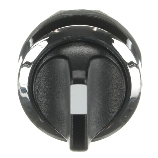 ABB M3SS130B The M3SS1-30B Selector Switch is: 3-position - Maintained - Short handle - Black - Non-illuminated - Chrome Metal - No contact blockThis Selector Switch is part of ABB's modular plastic range, the most versatile range with a high level of flexibility and market-leading electrical ratings. Engineered for total reliability, longer lifetime, and highest mechanical durability. Self-cleaning contacts ensure reliable operation without the need for maintenance, increasing uptime. A high degree of protection guarantees reliability in extreme environments. The innovative design simplifies the entire process, from selection to easy and quick, tool-free installation. The perfect solution for every application.