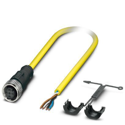 Phoenix Contact 1409573 Sensor/actuator cable - SAC-HZ-4P- 5,0-542/M12FS BK