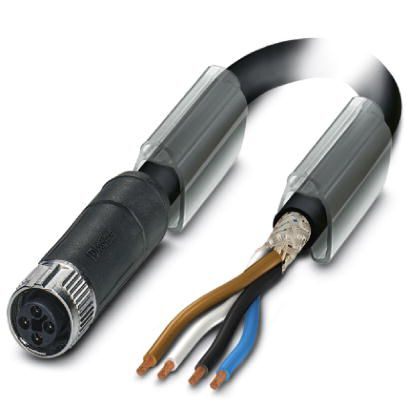 Phoenix Contact 1424115 Power cable - SAC-4P-10,0-PUR/M12FST SH
