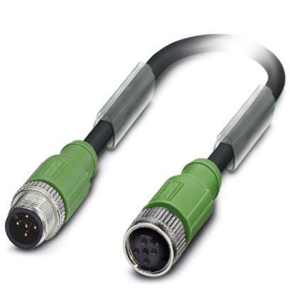 Phoenix Contact 1500897 Sensor/actuator cable - SAC-5P-M12MS/ 0,6-PUR/M12FS SH