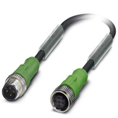 Phoenix Contact 1668373 Sensor/actuator cable - SAC-4P-M12MS/ 1,5-PUR/M12FS