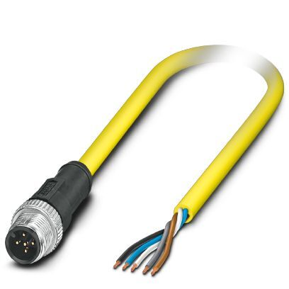 Phoenix Contact 1406159 Sensor/actuator cable - SAC-5P-M12MS/ 2,0-542 BK