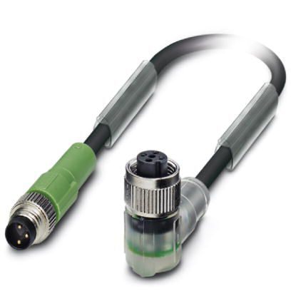 Phoenix Contact 1693403 Sensor/actuator cable - SAC-3P-M 8MS/ 3,0-PUR/M12FR-2L