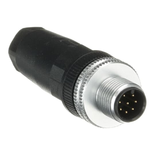 ABB 2TLA020055R1700 M12-C04 is a straight M12-8 male connector with cable screw connection. The range of the cable diameter is 2.5–6.5 mm.