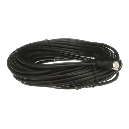 ABB 2TLA020056R1400 M12-C201 is a shielded cable with a straight M12-5 female connector and a free end. The five conductors have a cross section of 0.34 mm2. The jacket is made of black PVC. The length of the cable is 20 meters.