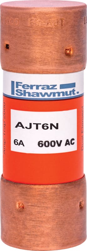 Mersen AJT6N 600VAC 6A CLASS J TD FUSE