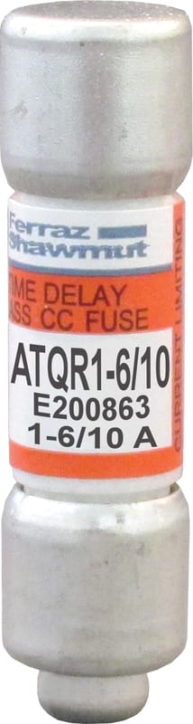 Mersen ATQR1-6/10 CC TD FUSE 600V 1-6/10A ATQR