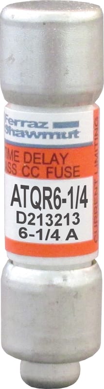 Mersen ATQR6-1/4 CC TD FUSE 600V 6-1/4A ATQR