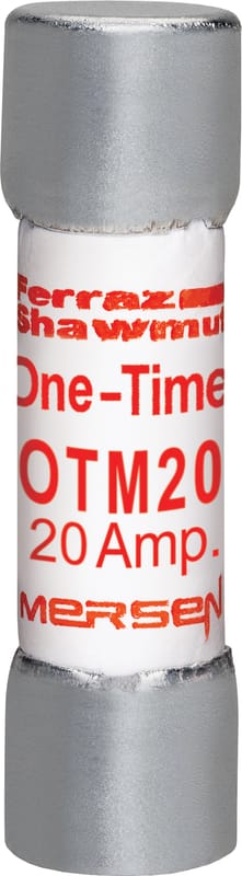 Mersen OTM20 250V 20A 1 1/2x13/32 MID FUSE