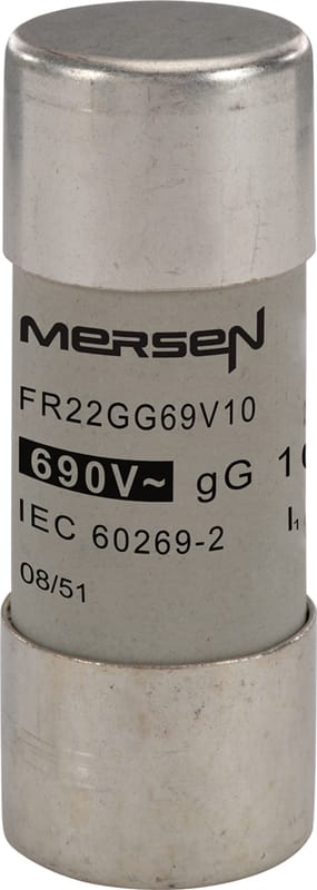 Mersen T200761 690V CP 22X58 GG 10A S/I