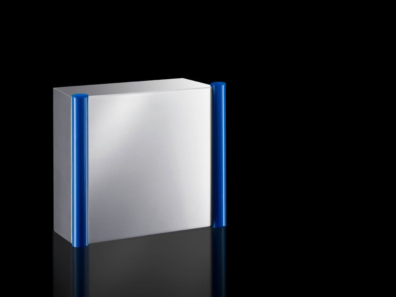 Rittal 6538010 CP Command panel housing with door, WHD: 400x400x150 mm, Stainless steel 1.4301