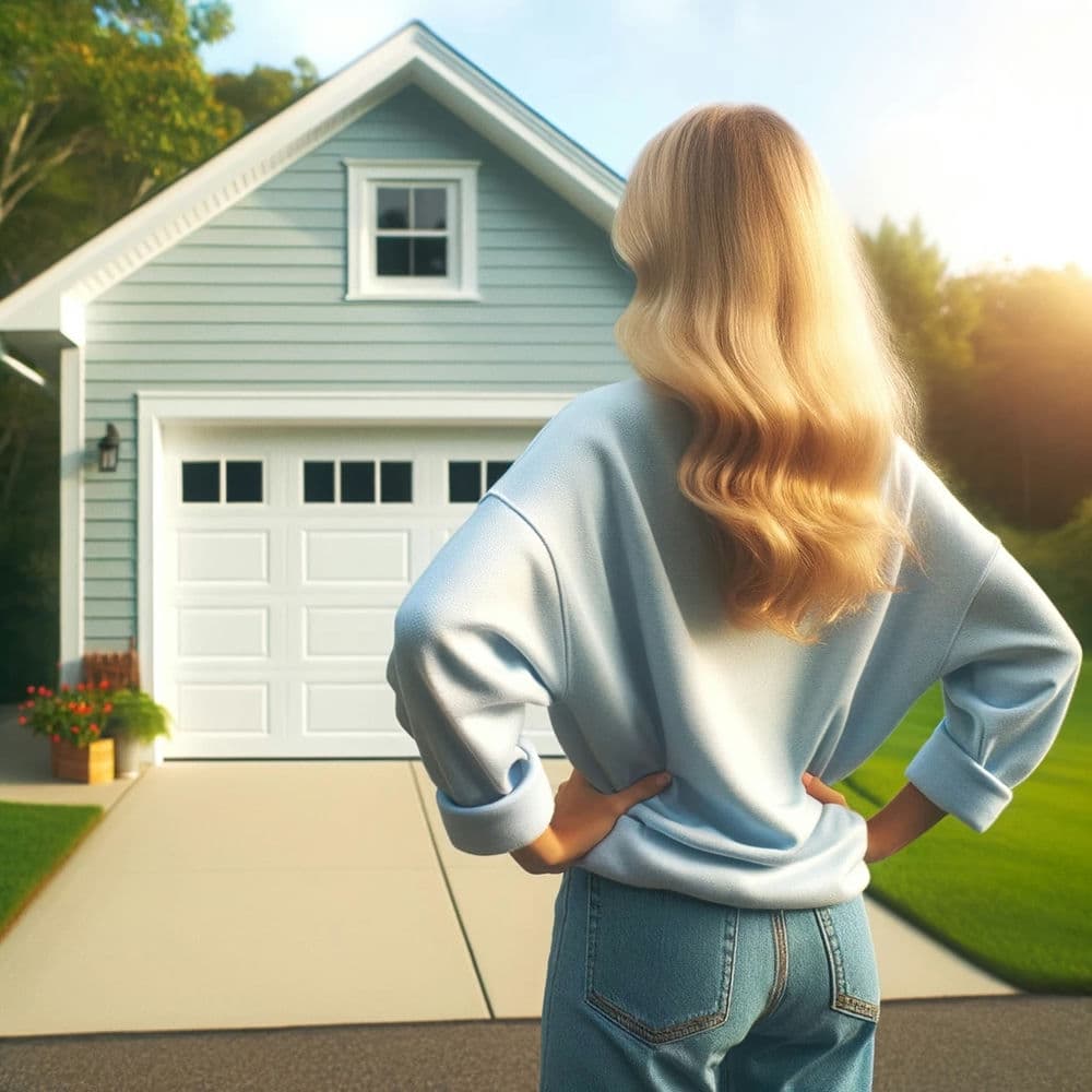 top garage door