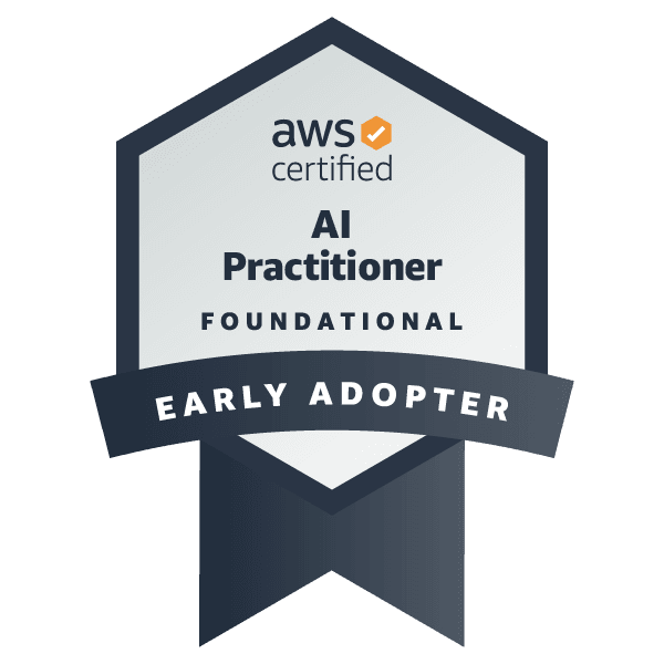AWS Certified AI Practitioner Early Adopter badge
