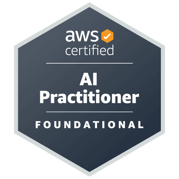 AWS Certified AI Practitioner badge