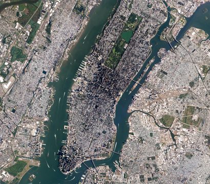 PlanetScope imagery of Manhattan, New York © 2016, Planet Labs Inc. All Rights Reserved.