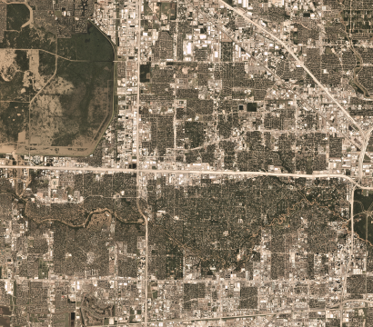 PlanetScope imagery of Houston, Texas following heavy floods in 2017 © 2017, Planet Labs Inc. All Rights Reserved.