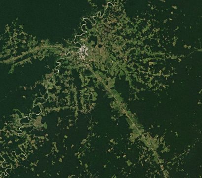 Planet RapidEye image of Feijó, Acre, Brazil