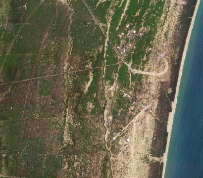 View of the Satish Dhawan Space Centre on July 24, 2019. (c) 2019, Planet Labs Inc. All Rights Reserved.