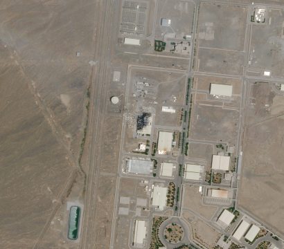 This Planet image shows the damage at Iran’s Natanz Nuclear Enrichment Facility on July 5, 2020. © 2020, Planet Labs Inc. All Rights Reserved.