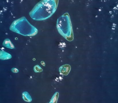 Thiladhunmathi Atoll, Maldives. Collected on January 29, 2021. © 2021, Planet Labs Inc. All Rights Reserved.